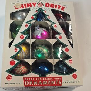Vintage Shiny Bright Ornament Set
